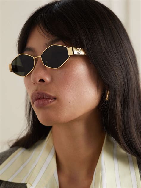 celine sunglasses gold bar|authentic Celine sunglasses.